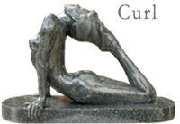 Curl Figurative Nude Sculpture