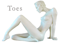 Toes Figurative Nude Sculpture